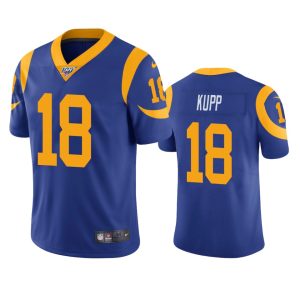 Los Angeles Rams #18 Cooper Kupp Blue 2019 100th Season Vapor Untouchable Limited Stitched Jersey