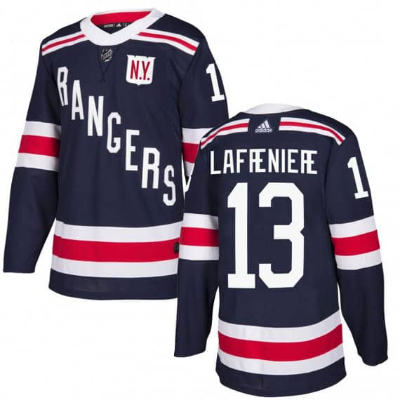New York Rangers #13 Alexis Lafreni¨¨re Navy Winter Classic Home Stitched Jersey