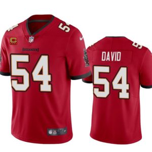 Tampa Bay Buccaneers #54 Lavonte David Red 2024 With 4-Star C Patch Vapor Limited Stitched Jersey