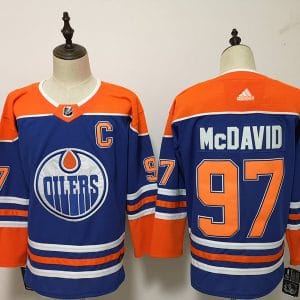 Edmonton Oilers #97 Connor McDavid Royal Blue Stitched Adidas Jersey