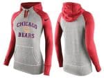 Nike Chicago Bears Performance Hoodie Grey Red