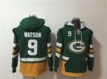 Green Bay Packers #9 Christian Watson Green Ageless Must-Have Lace-Up Pullover Hoodie