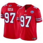 Buffalo Bills #97 Joey Bosa Red 2025 F.U.S.E. With Farewell Patch Vapor Untouchable Limited Stitched Jersey