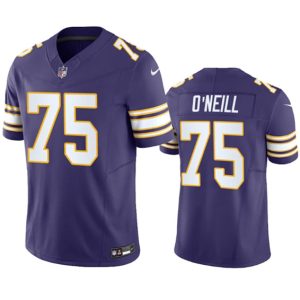Minnesota Vikings #75 Brian O'Neill Purple 2023 F.U.S.E. Vapor Untouchable Stitched Jersey