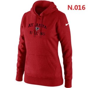 Nike Atlanta Falcons Heart Soul Pullover Hoodie Red
