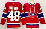 Montreal Canadiens #48 Lane Hutson Red 2024-25 Stitched Jersey