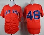 Red Sox #48 Pablo Sandoval Red Cool Base Stitched Jersey
