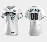 Arizona Diamondbacks Actve Player Custom White 2023 World Series Flex Base Stitched Jersey