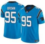 Carolina Panthers #95 Derrick Brown Blue 2025 F.U.S.E. Vapor Limited Stitched Jersey