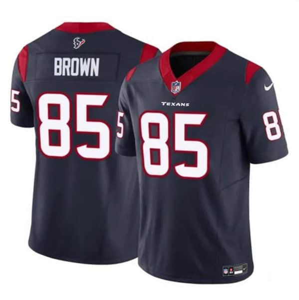 Houston Texans #85 Noah Brown Navy 2023 F.U.S.E. Vapor Untouchable Stitched Jersey