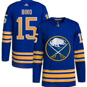 Buffalo Sabres #15 Brandon Biro Blue Stitched Jersey
