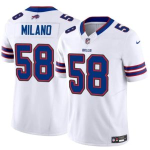 Buffalo Bills #58 Matt Milano White 2024 F.U.S.E. Vapor Untouchable Limited Stitched Jersey