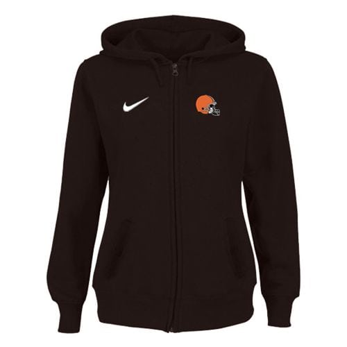 Cleveland Browns Stadium Rally Full Zip Hoodie Brown