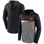 Philadelphia Flyers Black Podium Defender Pullover Hoodie