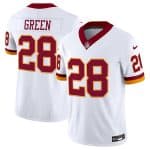 Washington Commanders #28 Darrell Green White 2025 F.U.S.E. Throwback Vapor Limited Football Stitched Jersey