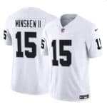Las Vegas Raiders #15 Gardner Minshew II White 2024 F.U.S.E. Stitched Jersey