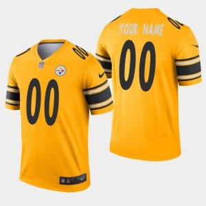 Pittsburgh Steelers Yellow Inverted Legend Limited Stitched NFL Jersey