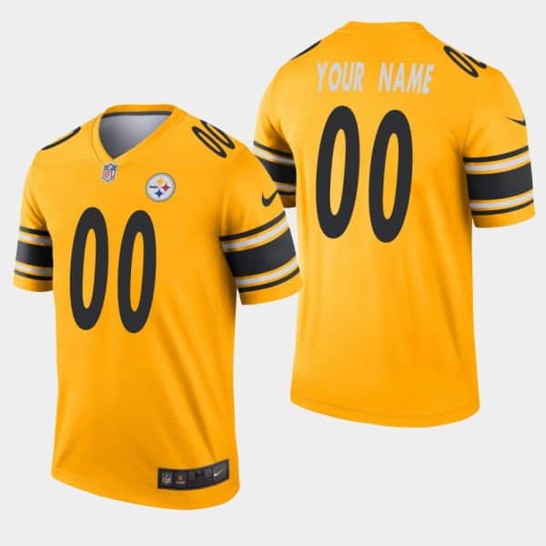Pittsburgh Steelers Yellow Inverted Legend Limited Stitched NFL Jersey
