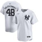 New York Yankees #48 Paul Goldschmidt White 2024 Home Limited With Name Stitched Jersey