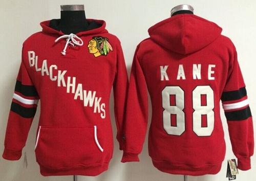 Chicago Blackhawks #88 Patrick Kane Red Old Time Heidi NHL Hoodie