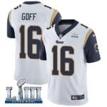 Los Angeles Rams #16 Jared Goff White Super Bowl LIII Bound Vapor Untouchable Limited Stitched Jersey