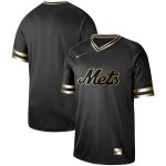 New York Mets Black Gold Stitched Jersey