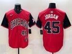 Chicago White Sox #45 Michael Jordan Red Black 2025 City Connect Limited Stitched Jersey