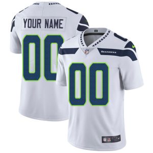 Seattle Seahawks ACTIVE PLAYER Custom White Vapor Untouchable Limited Stitched Jersey