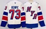 New York Rangers #73 Matt Rempe White 2024-25 Stadium Series Stitched Jersey