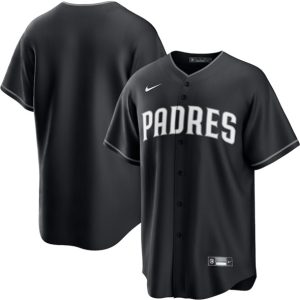 San Diego Padres Blank Black Lights Out Limited Stitched Jersey