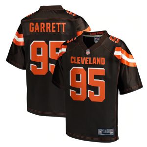 Cleveland Browns Brown #95 Myles Garrett Stitched Jersey