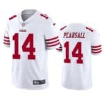 San Francisco 49ers #14 Ricky Pearsall White 2024 Draft Vapor Untouchable Limited Stitched Jersey