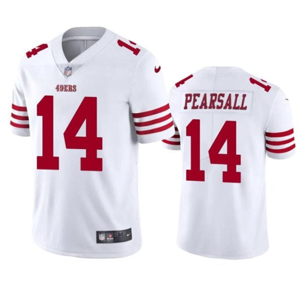 San Francisco 49ers #14 Ricky Pearsall White 2024 Draft Vapor Untouchable Limited Stitched Jersey