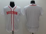 Red Sox Blank White Flexbase Authentic Collection Alternate Home Stitched Jersey
