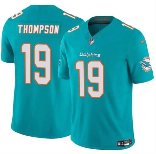 Miami Dolphins #19 Skylar Thompson Aqua 2024 F.U.S.E Vapor Limited Stitched Jersey