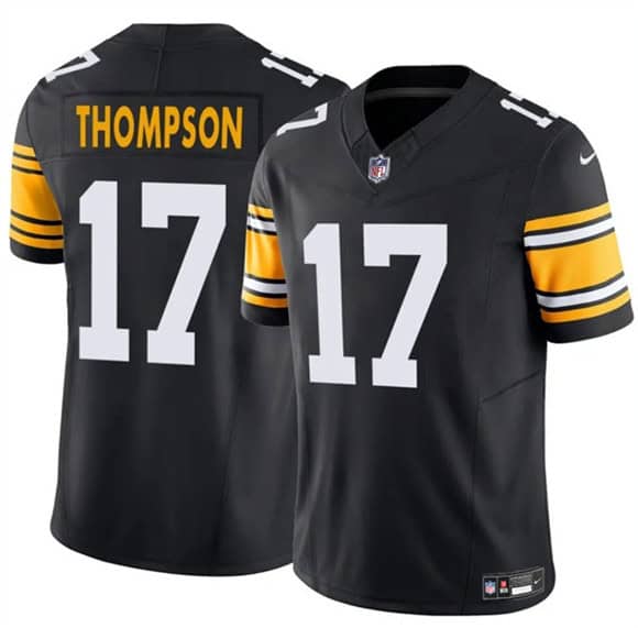 Pittsburgh Steelers #17 Skylar Thompson Black 2025 F.U.S.E. Alternate Vapor Limited Football Stitched Jersey