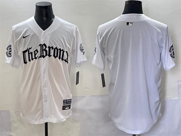 New York Yankees Blank White 'Gothic Legacy Edition' Vapor Premier Limited Stitched Jersey