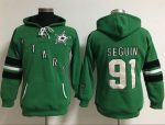Dallas Stars #91 Tyler Seguin Green Old Time Heidi Hoodie NHL Hoodie