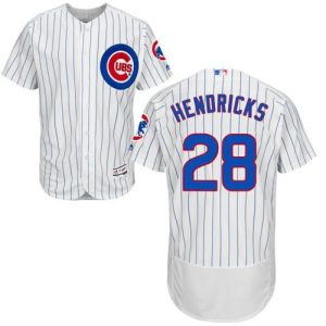 Cubs #28 Kyle Hendricks White Flexbase Authentic Collection Stitched Jersey