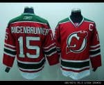 Devils #15 Jamie Langenbrunner Stitched Red And Green CCM Throwback Jersey