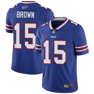 Buffalo Bills #15 John Brown Blue Vapor Untouchable Limited Stitched Jersey