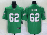 Philadelphia Eagles #62 Jason Kelce Green Stitched Jersey