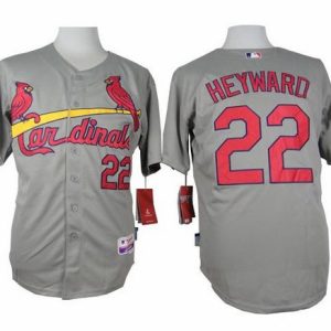 Cardinals #22 Jason Heyward Grey Cool Base Stitched Jersey