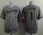 White Sox #1 Adam Eaton Grey Cool Base Stitched Jersey