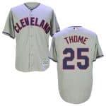 Indians #25 Jim Thome Grey New Cool Base Stitched Jersey