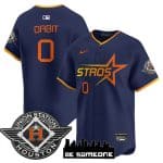 Houston Astros #0 Orbit Navy 2025 City Connect Limited Stitched Jersey