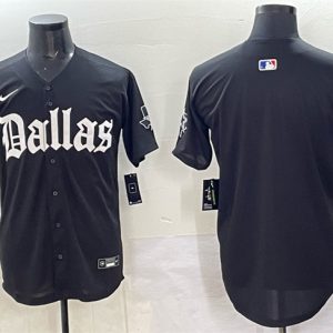Dallas Cowboys Blank Black 'Gothic Lone Star Edition' Limited Stitched Jersey