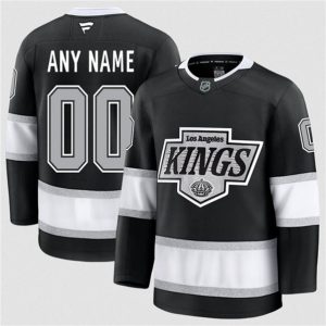 Los Angeles Kings Custom Black 2024-25 Home Stitched Jersey