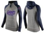 Nike New York Giants Performance Hoodie Grey Dark Blue
