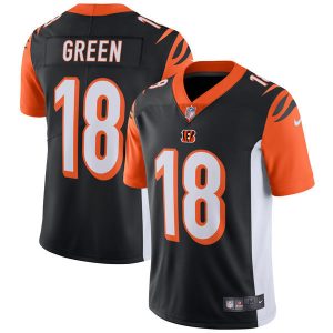 Cincinnati Bengals #18 A.J. Green Nike Black Vapor Untouchable Limited Stitched Jersey